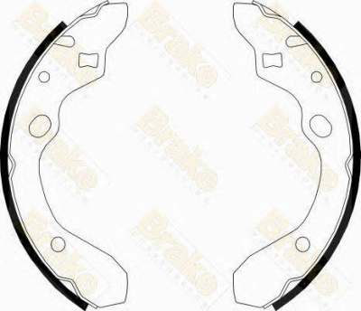 BRAKE ENGINEERING sh2492 -  Комплект тормозных колодок